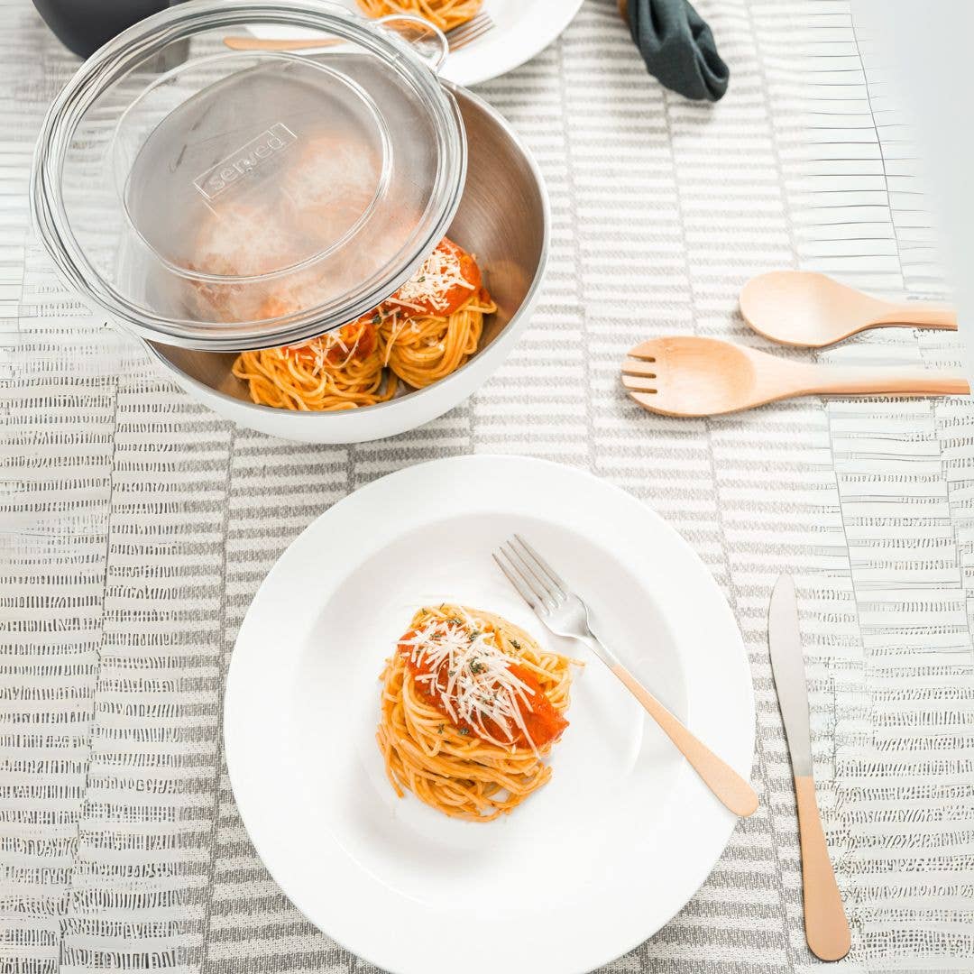 served - Wholesale Serve Bowl - A Super Bowl: Vacuum-Insulated Serving Bowl in White Icing1