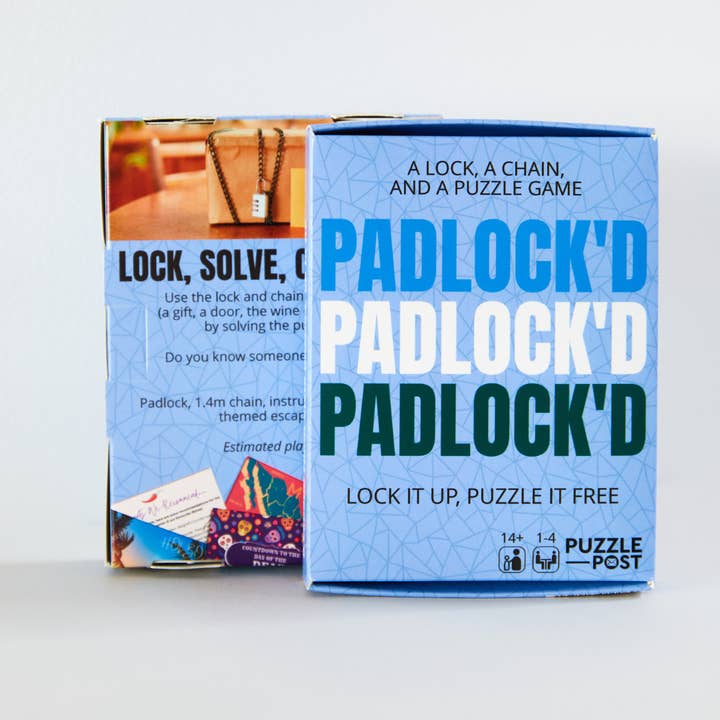 Puzzle Post Games - Wholesale Puzzle - Adult - Padlock'd: Mexico - A Lock and Chain Puzzle Game