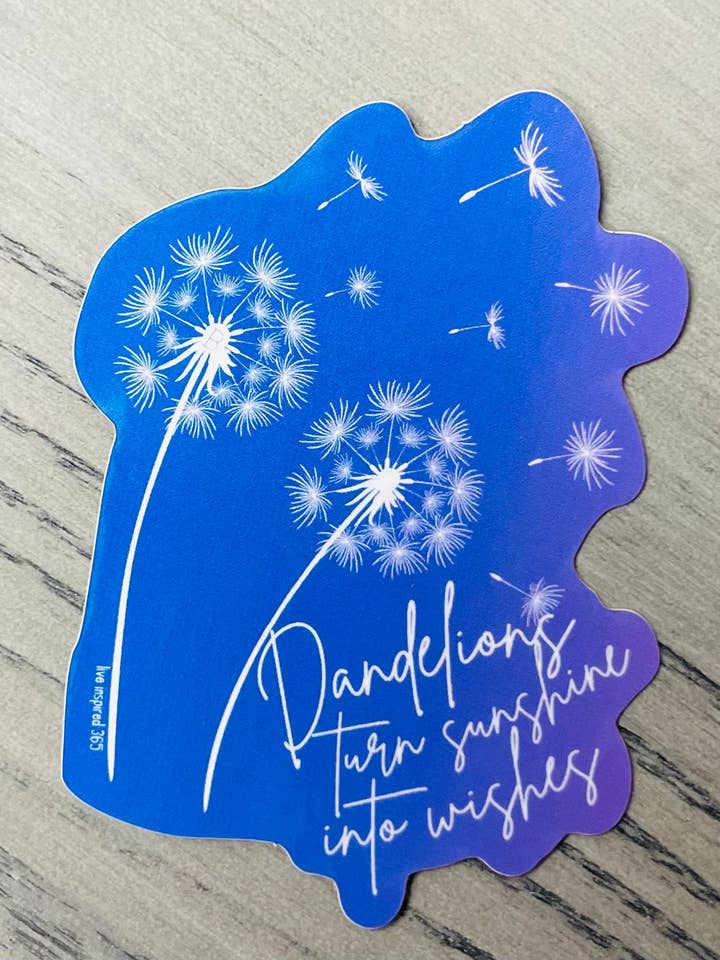 Maskros-klistermärke för wholesale av Live Inspired 365