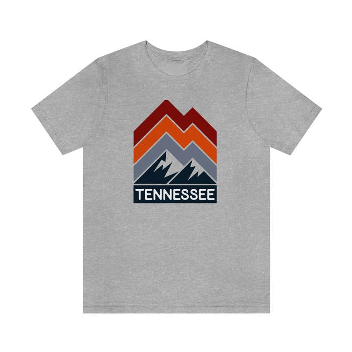 Tennessee T-Shirt - Retro Mountain Unisex Tennessee Shirt for wholesale by Hey Mountains