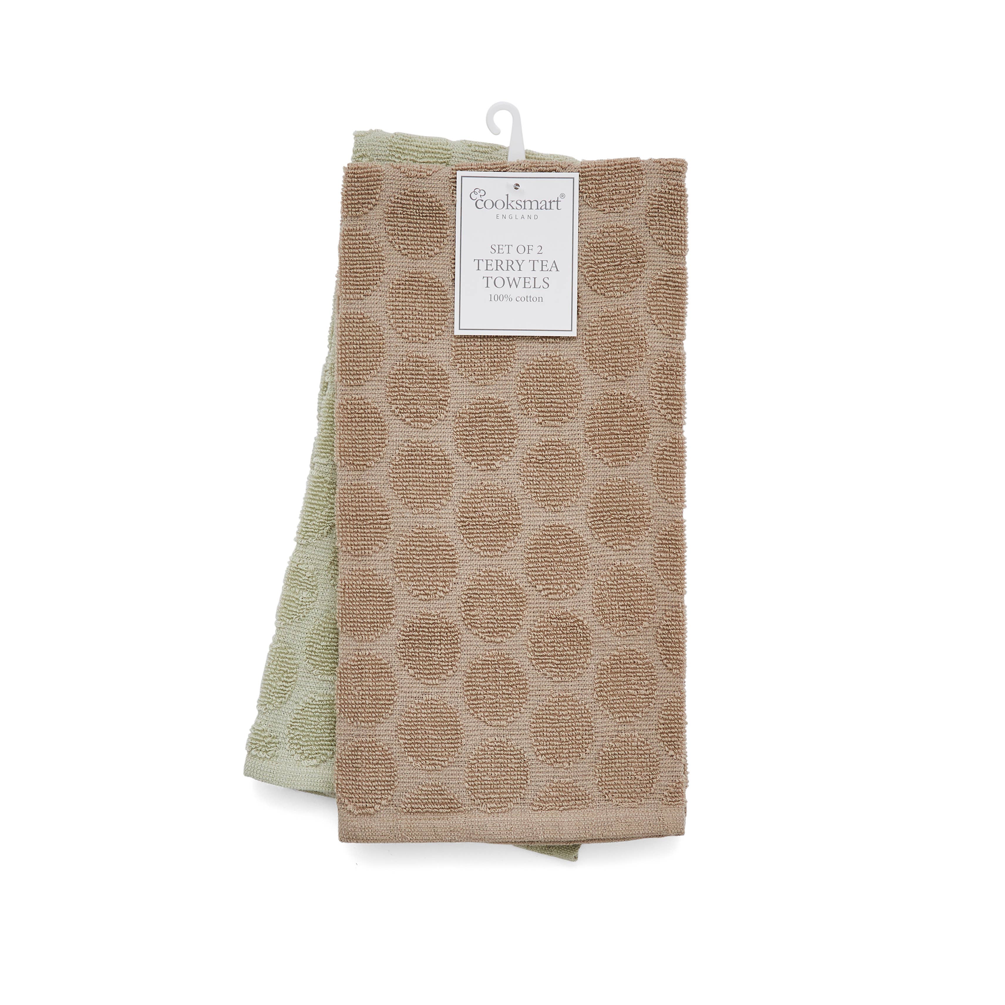 Multi 2 Pack Terry Tea Towel - Spot Terry Collection for wholesale on Faire