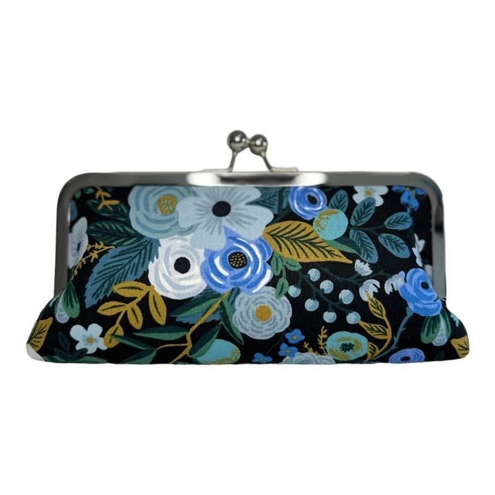Kiki & Syds - Wholesale Crossbody Bag - Women's - Kiki & Syds Cell Phone Clutch-Garden Party Blue