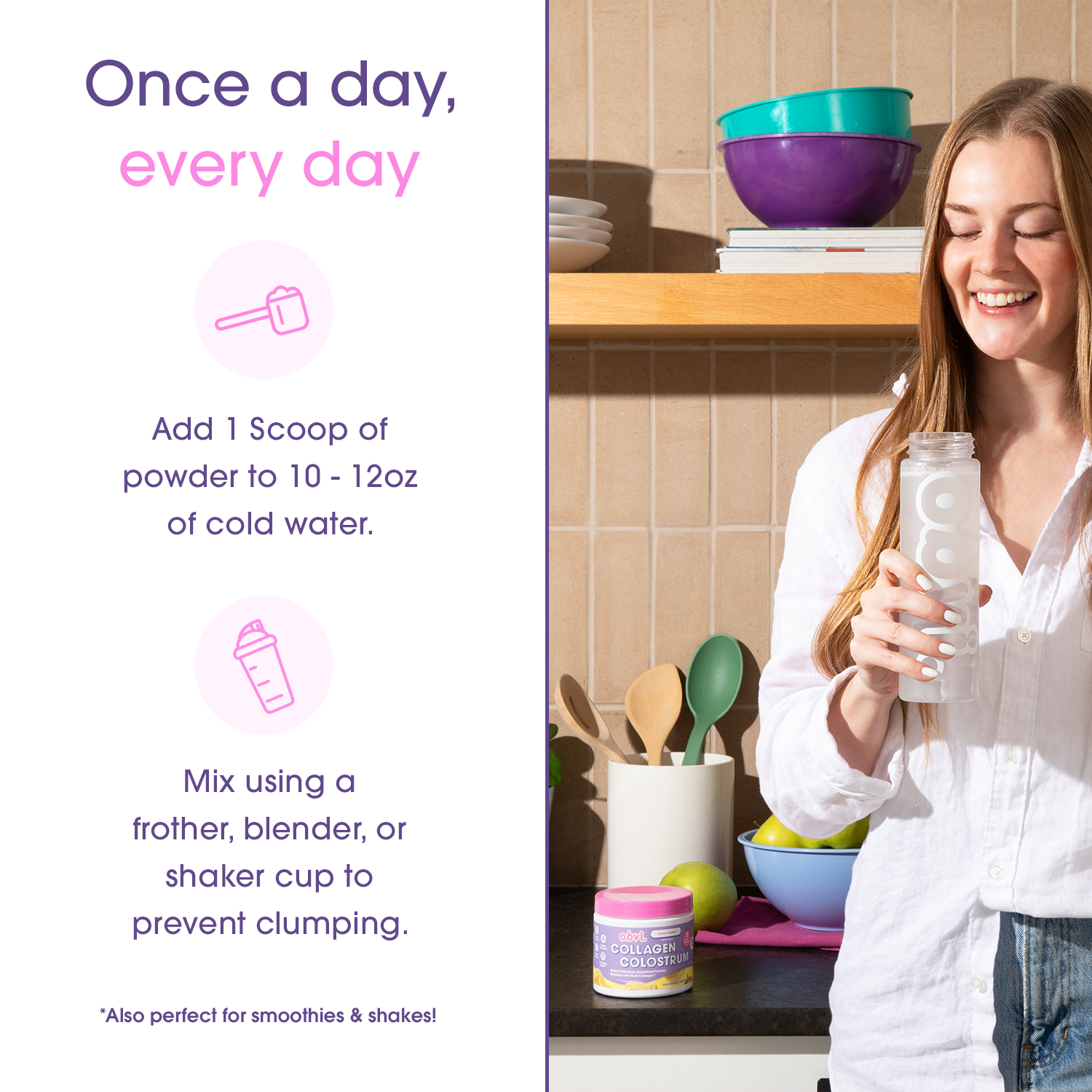 Obvi – Großhandel Nahrungsergänzungsmittel/Vitamin zum Einnehmen – Obvi Collagen Colostrum – Lemon Sorbet4