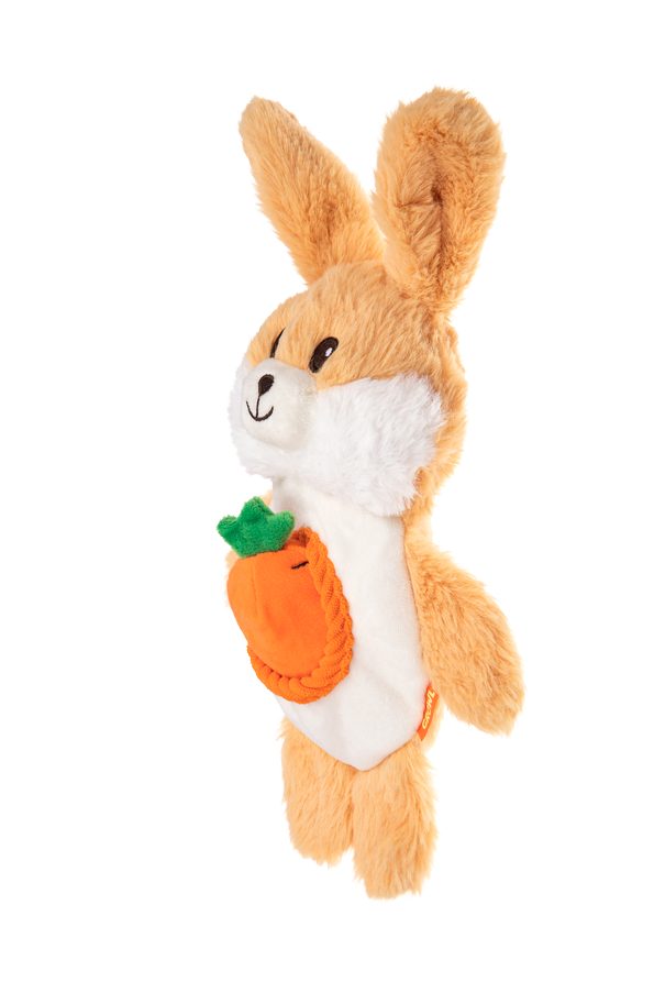 Hofman Animal Care - Wholesale Pet Plush Toy - Dog - Growl Snackerz Bentley the Rabbit2
