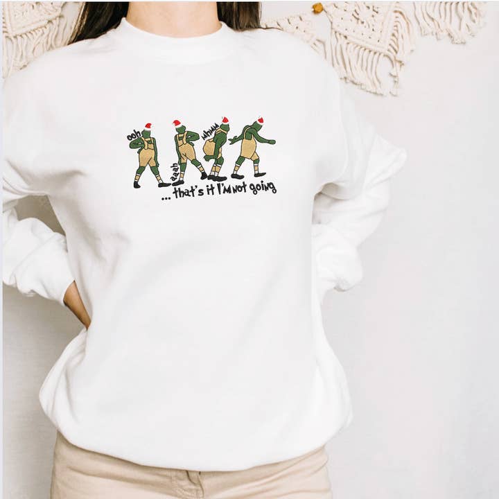 GRWM Grinch Sweatshirt for wholesale by Sincere Sentiments LLC