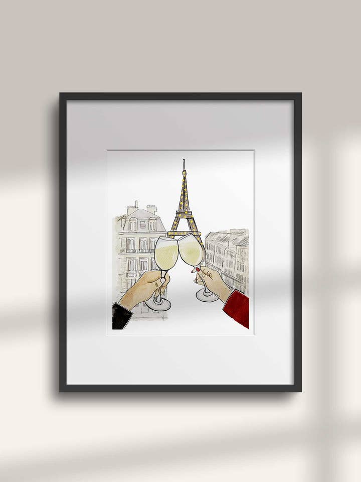 Eiffel Tower Art Print for wholesale by My Ohh My Studio