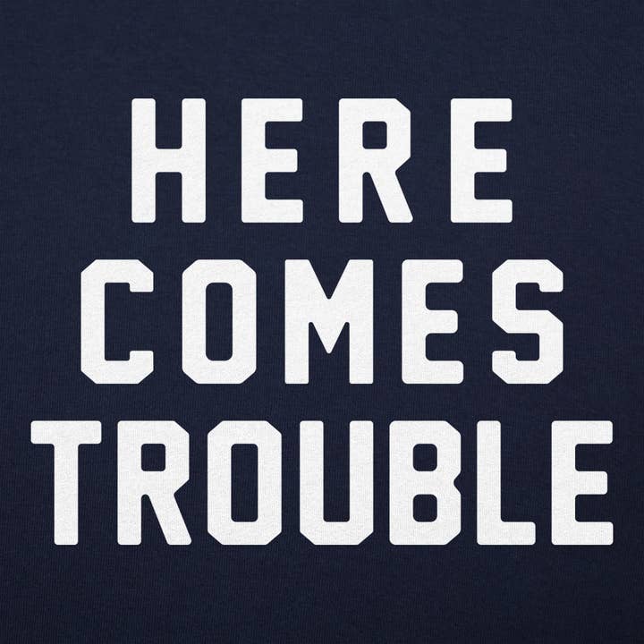 6DS - Wholesale Screen Printed T-Shirt - Women's - Here Comes Trouble Women's T-Shirt6