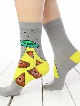 UFO Socks/Pizza Socks/Women Socks for wholesale by Socksbros LTD