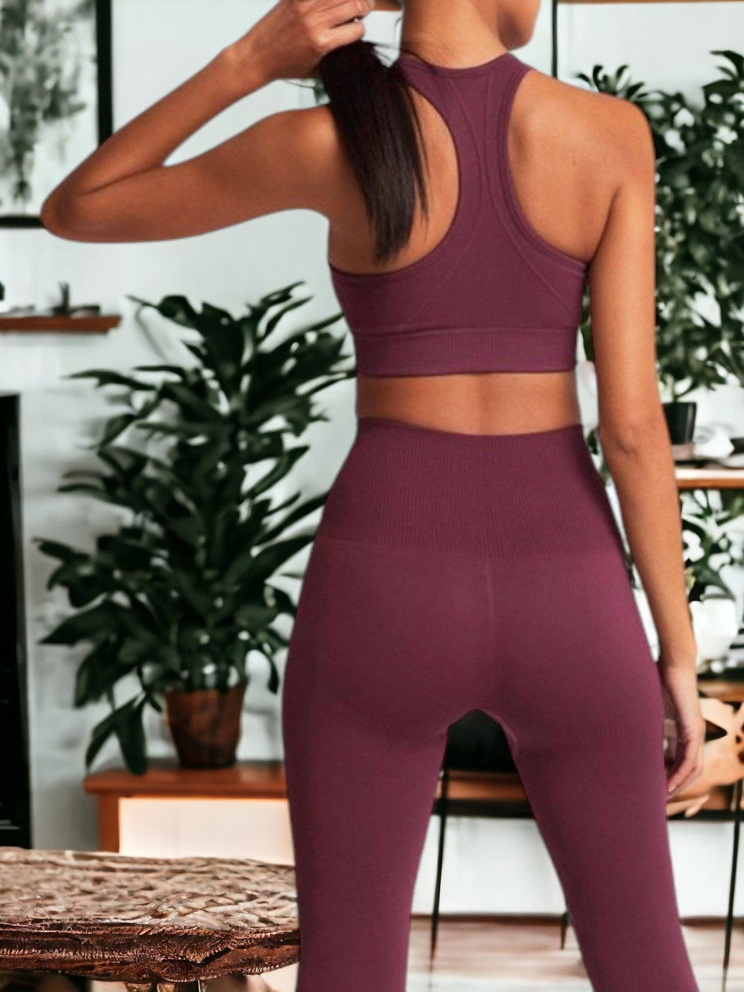 Active by Anna-Kaci - Wholesale Activewear Set - Women's - Seamless Butt Lifting Fitness Yoga Clothes3