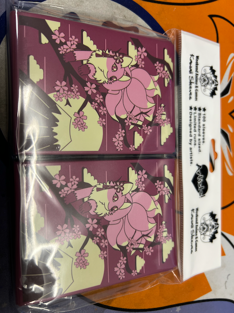 Weekend Anime & Games - Wholesale Card Game - Kawaii Custom Gaming Card Sleeves: Pink Kitsune1