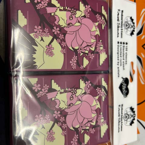Weekend Anime & Games - Wholesale Card Game - Kawaii Custom Gaming Card Sleeves: Pink Kitsune1