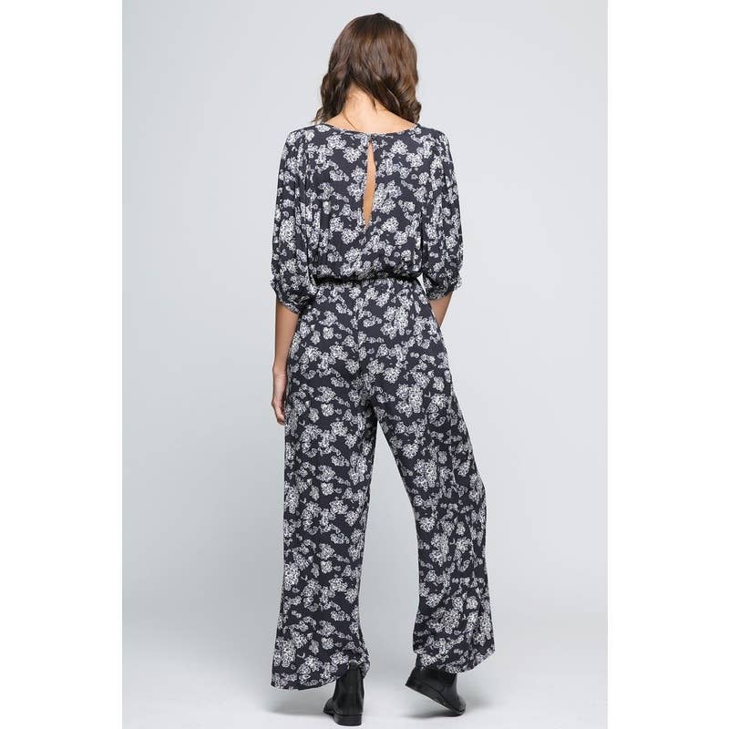 IVE - Wholesale Jumpsuit - Women's - Floral Printed Woven Jumpsuit5