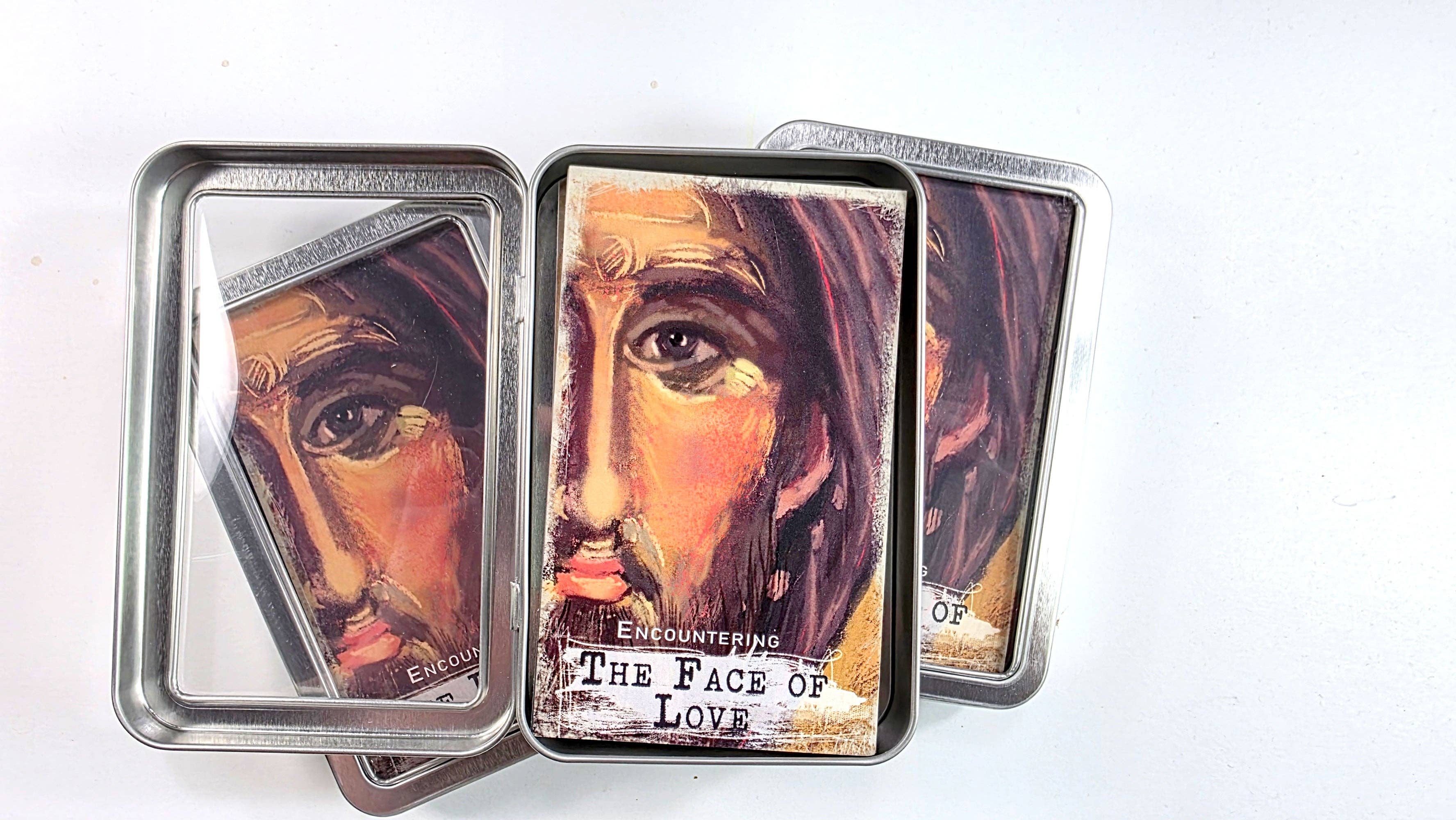 Open Journey - Wholesale Religious Card - The Face of Love - set of 45 Bible Journaling Cards with prompts and Bible verses4