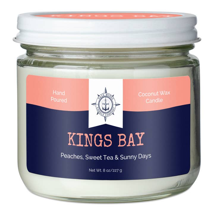 KINGS BAY candle for wholesale by Fair Winds Candle Company