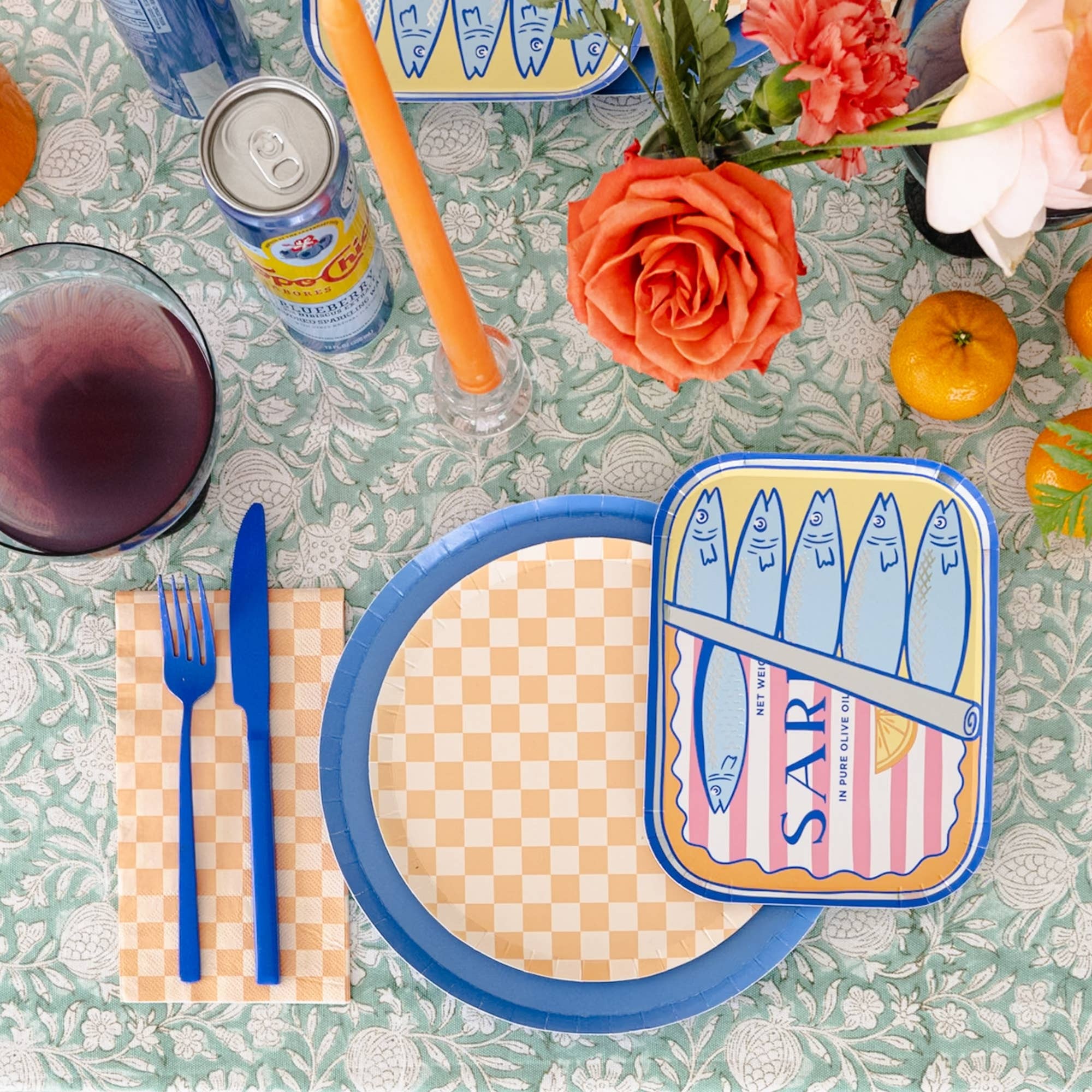 Jollity & Co. + Daydream Society - Wholesale Dinner Plate - Le Dinner Sardine Can Dinner Plates1