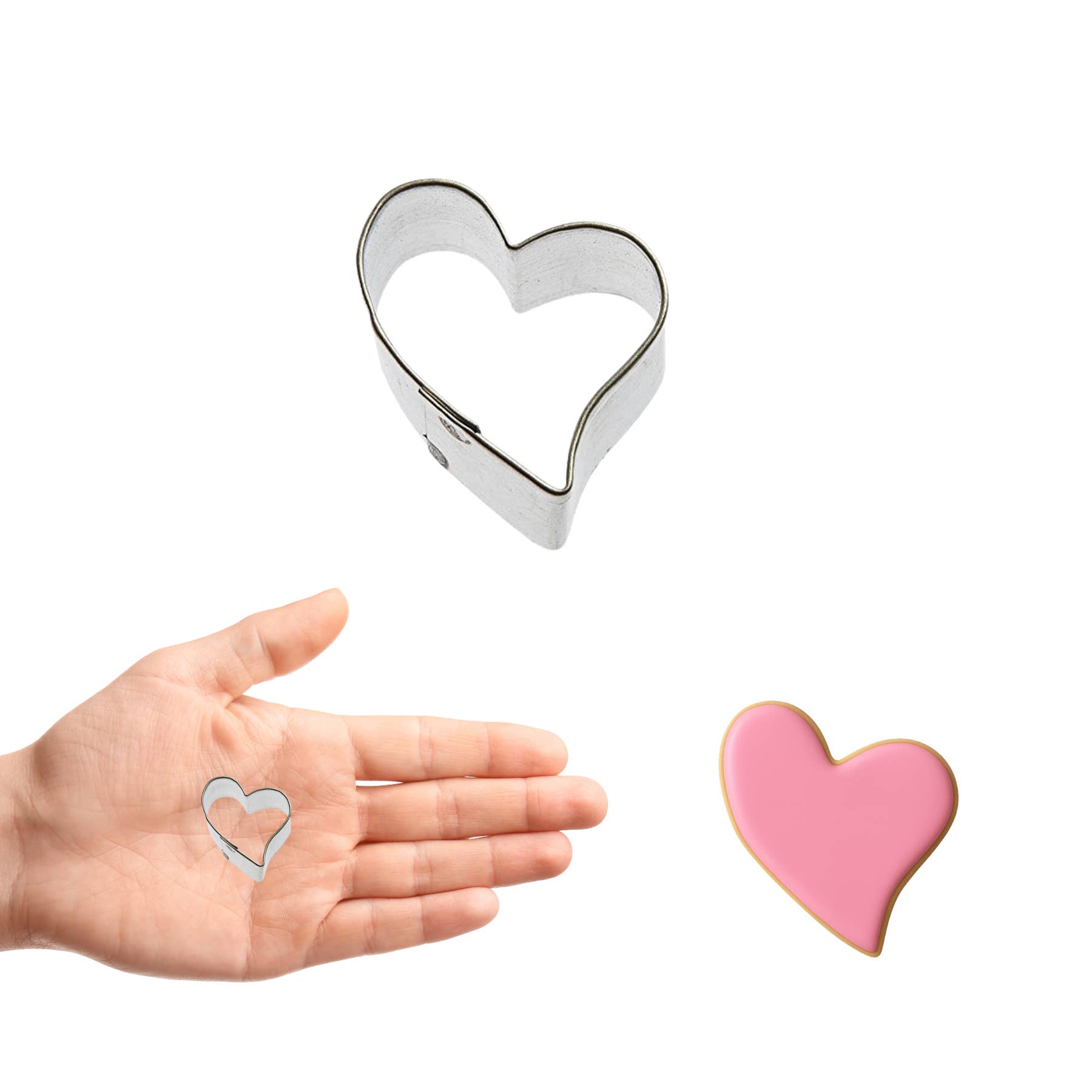 CookieCutter.com - Wholesale Cookie Cutter - Mini Love Heart Cookie Cutter 1.25 in M166
