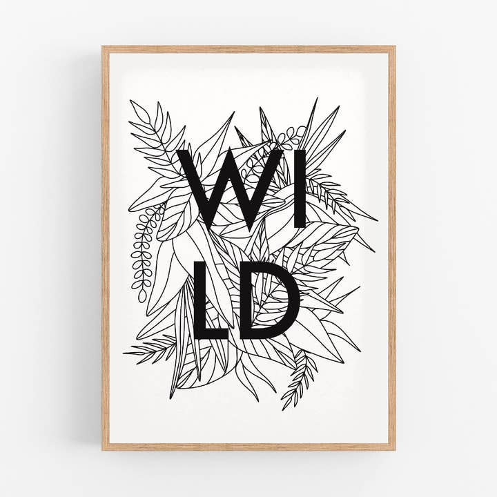 Wild Art Print for wholesale by Elle Ivy