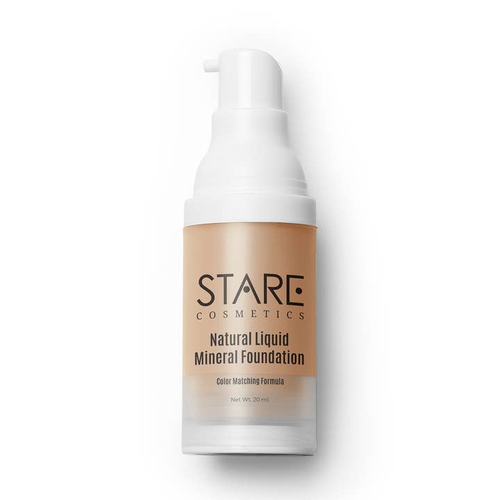Natural Liquid Mineral Foundation for wholesale by STARE Cosmetics