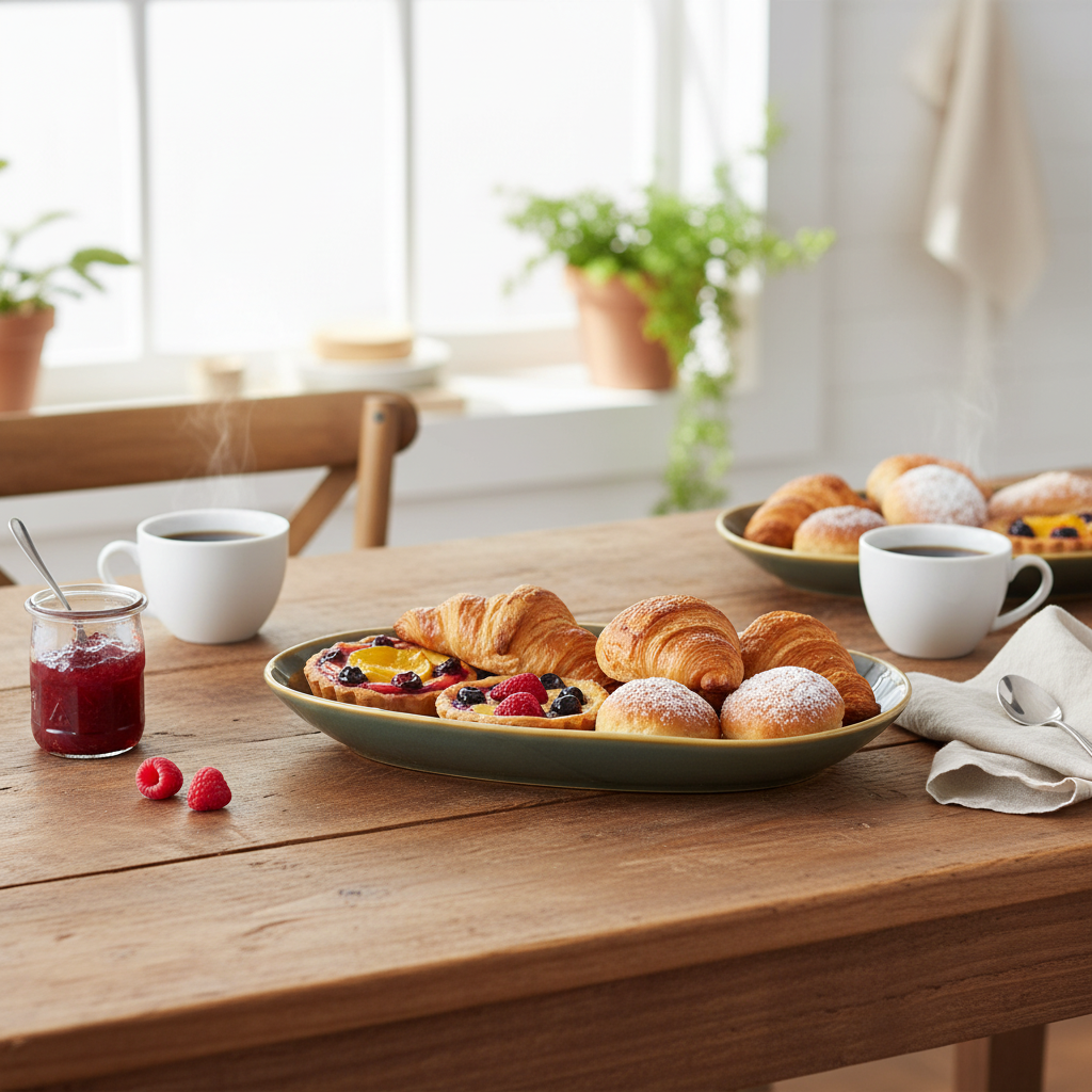 Kadra Kitchenware - Wholesale Platter - Vikko - Flare, Oval Platter, Green, 12" x 6.25"1