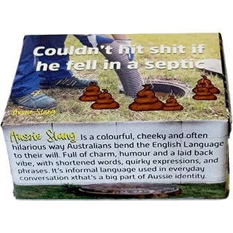 La Volve - Wholesale Bar Soap - AUSSIE SLANG D - COULDN'T HIT SHIT IF HE FELL INTO A SEPTIC1