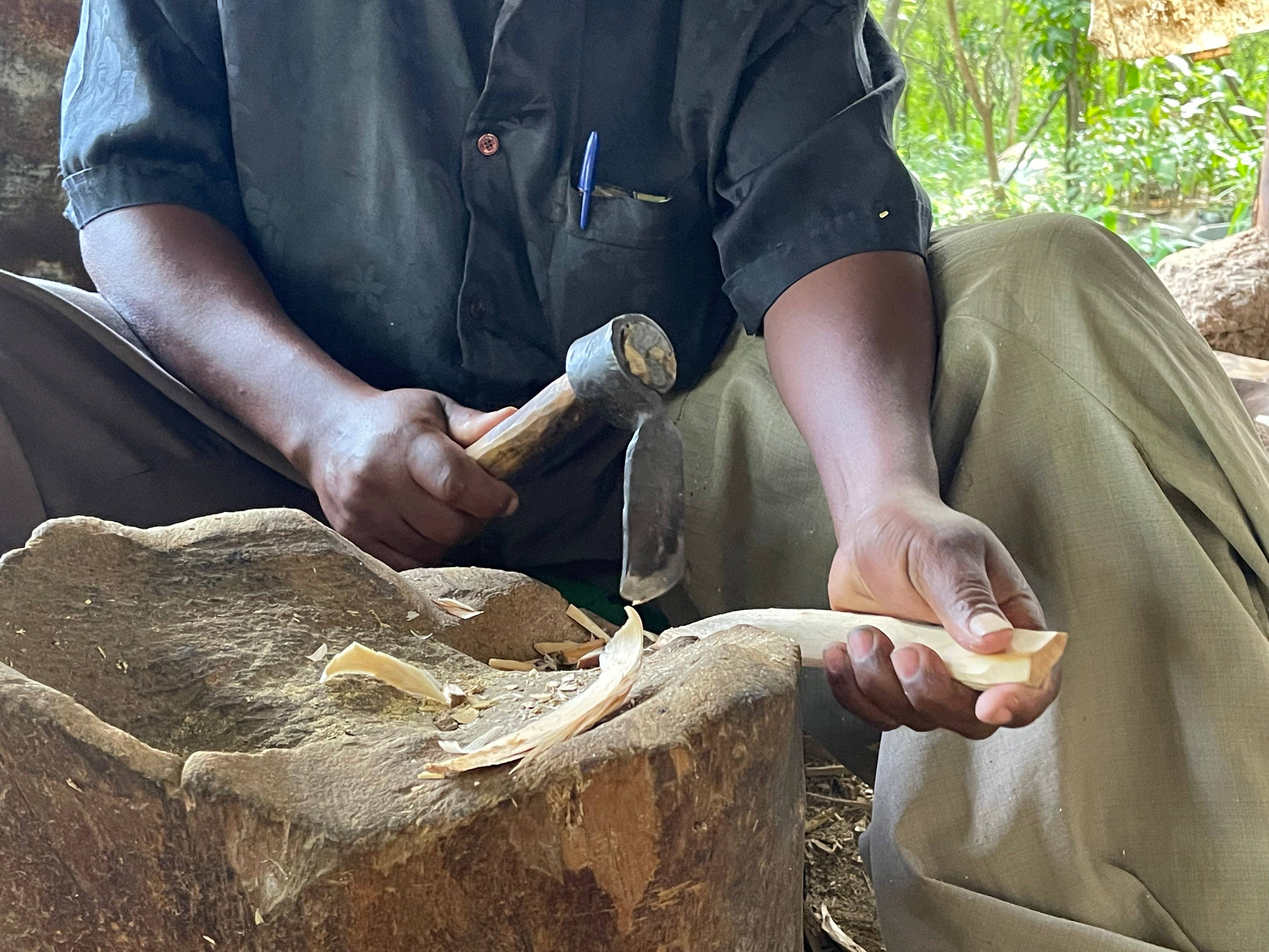 Global Crafts - Wholesale Sculpture - Thinking Zebra Carved Wood Sculpture Shelf Decor7