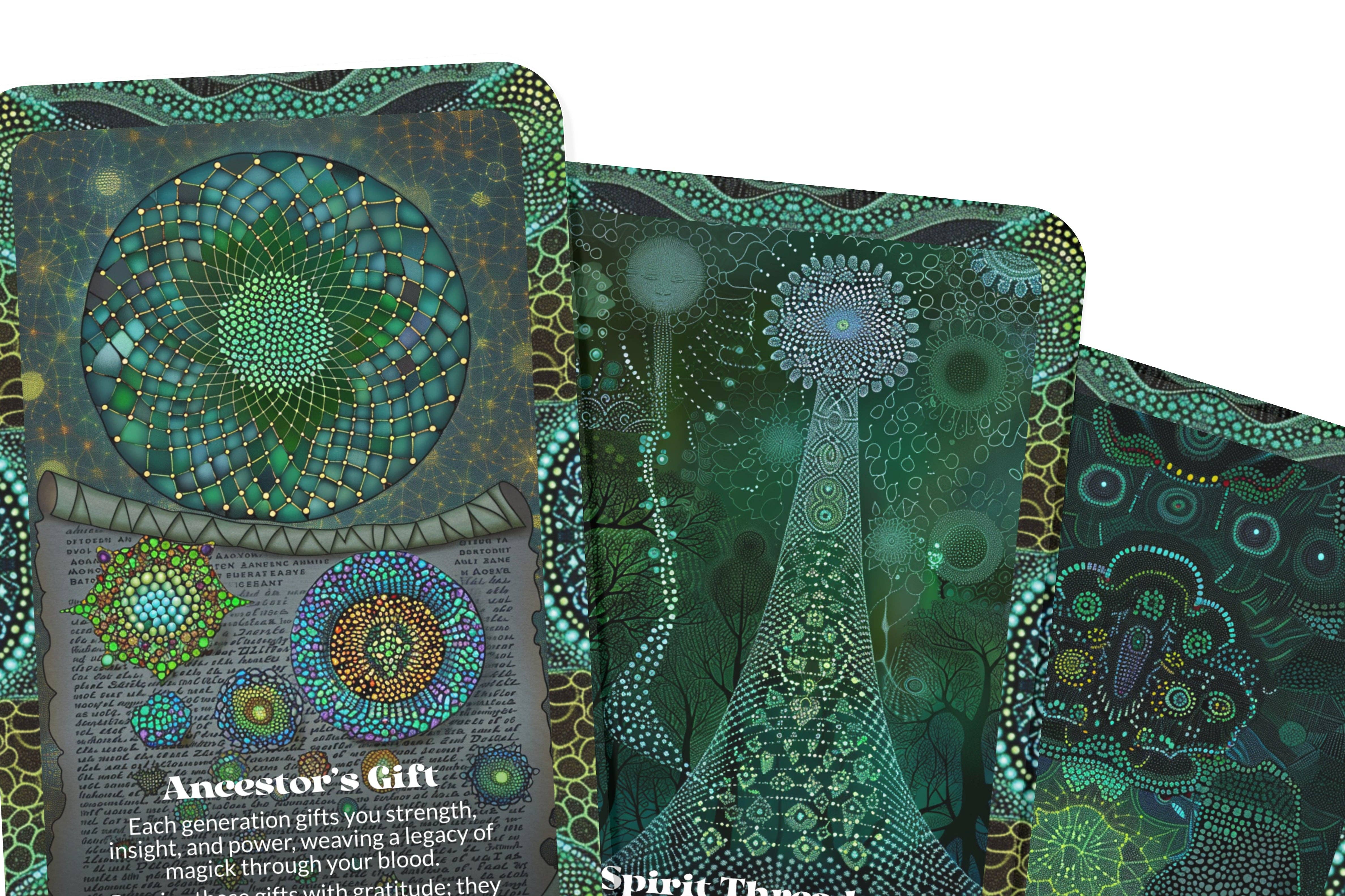 Ibiza Tarot USA - Wholesale Tarot Cards - Witch Lines Ancestral Magick Oracle Deck – 22 Cards8