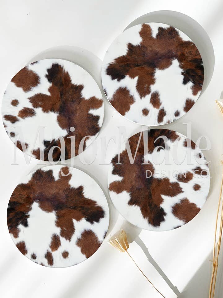 Set di sottobicchieri - Sottobicchiere in pelle per la vendita all'ingrosso da parte di MajorMade Design Co