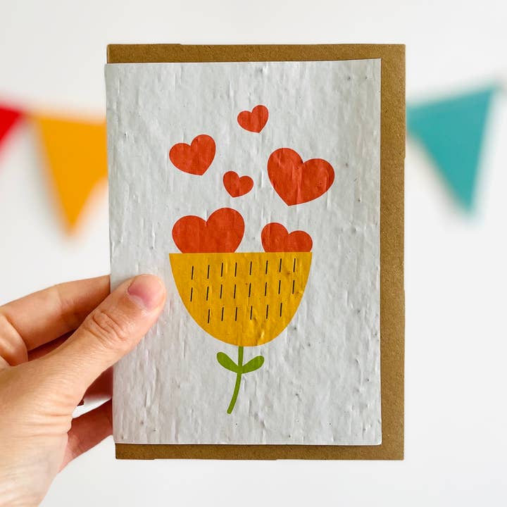 Heart card for wholesale by Sochizen