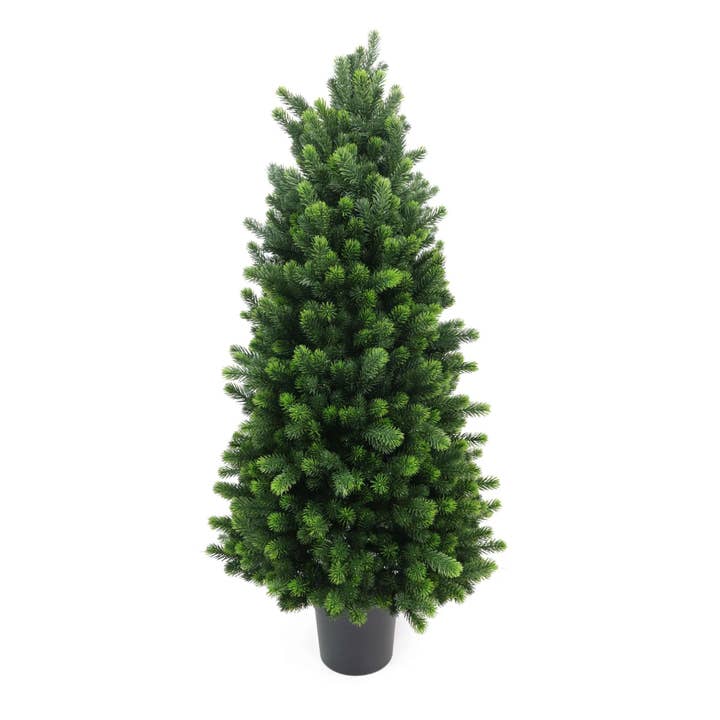 Premium Artificial Cypress Pine Tree UV Resistant – 47.2"(H) × 20.9"(W) for wholesale by Designer Plants