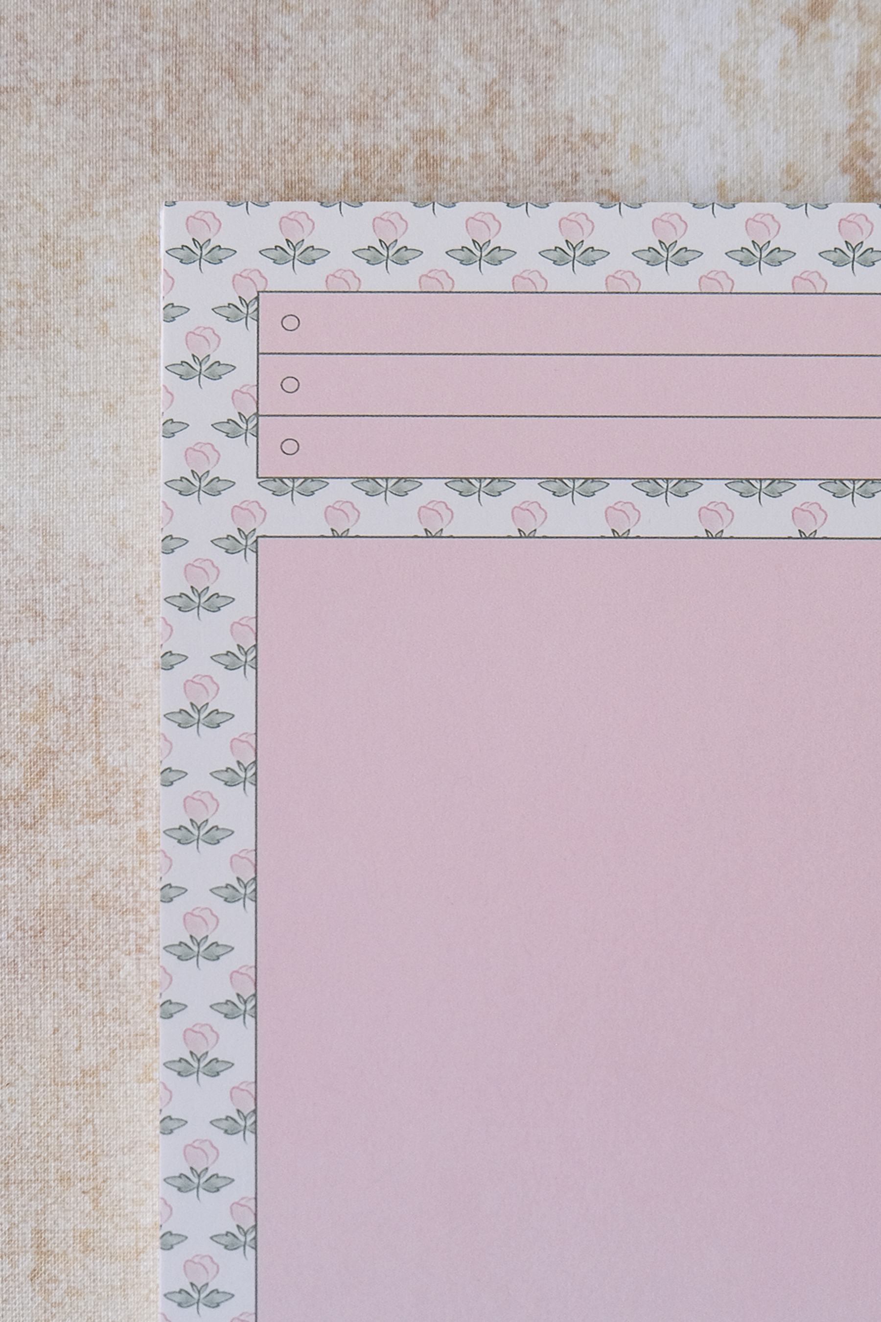 Flower Heads - Venta al por mayor Libretas - Bloc de tareas Rose | Lista de verificación | Lista de tareas | Bloc de notas de bolsillo1