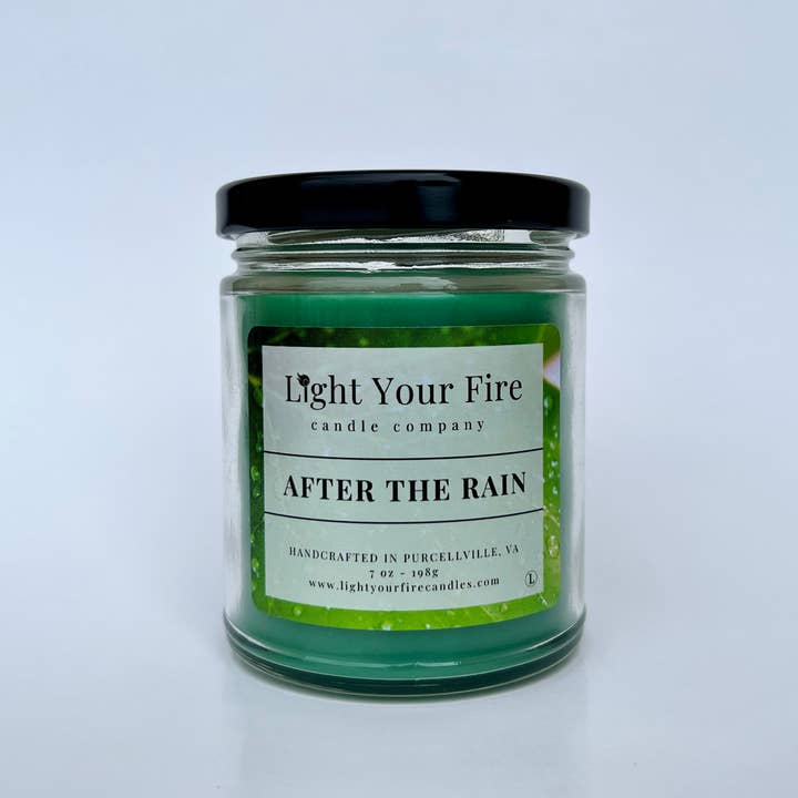 After the Rain Candle for wholesale by Light Your Fire Candle Co