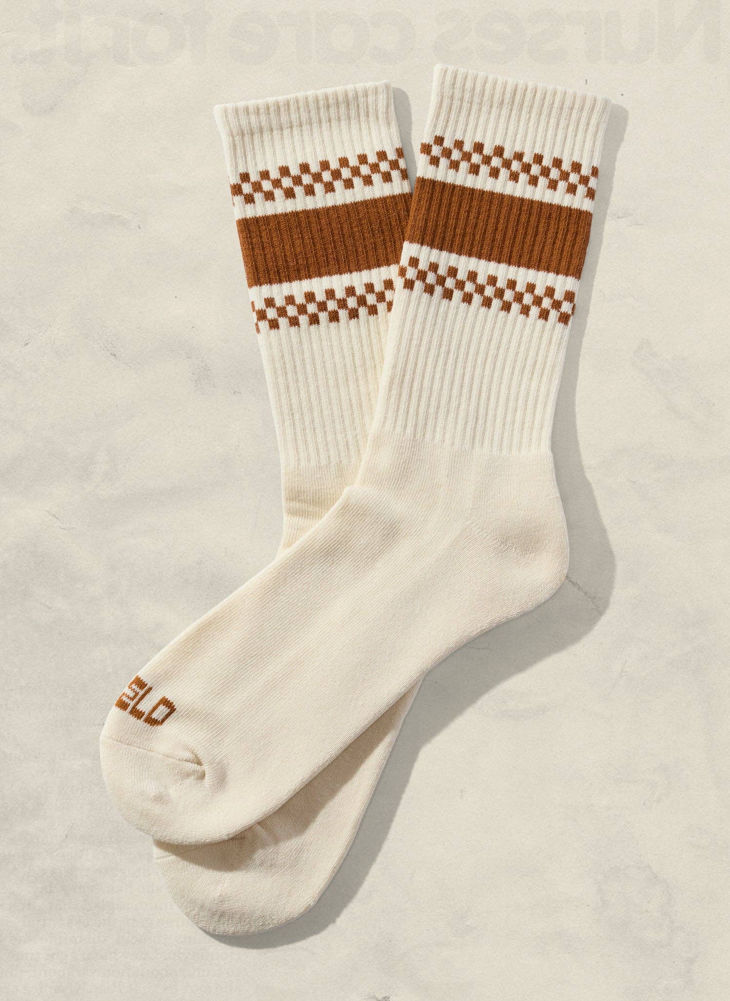 Weld Mfg. - Wholesale Socks - Unisex - Checkerboard Striped Crew Socks5