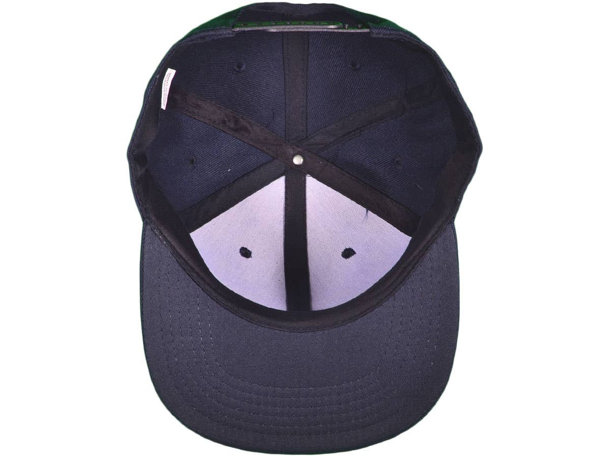 Buck Wholesale - Wholesale Flat Brim Cap - Unisex - Blank Snapback Hats - BK Caps Flat Bill Plain Vintage40