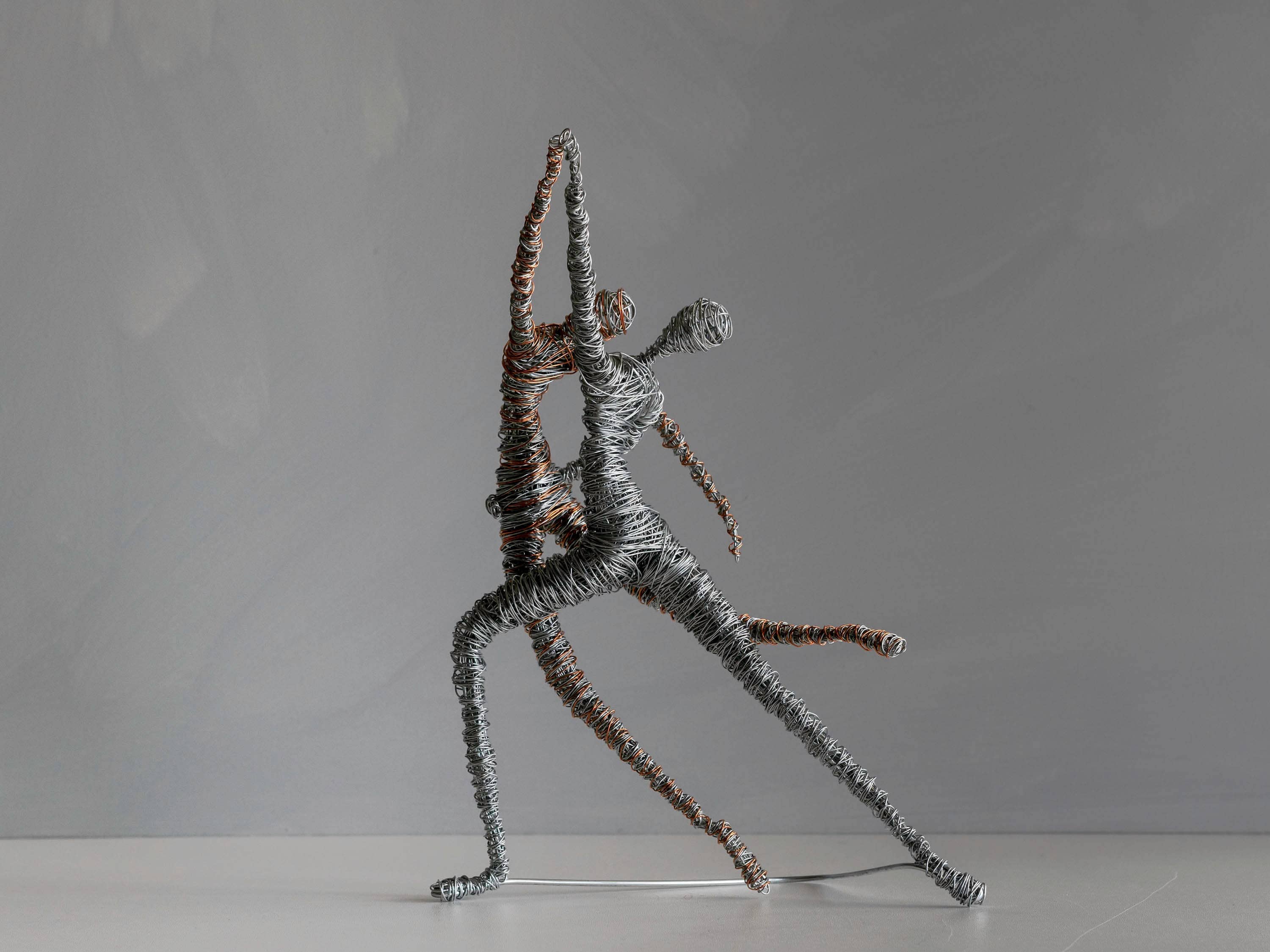 Haritopoulou – Engroshandel Skulptur – Dancing Wire Skulptur, Dansende Par Sk3