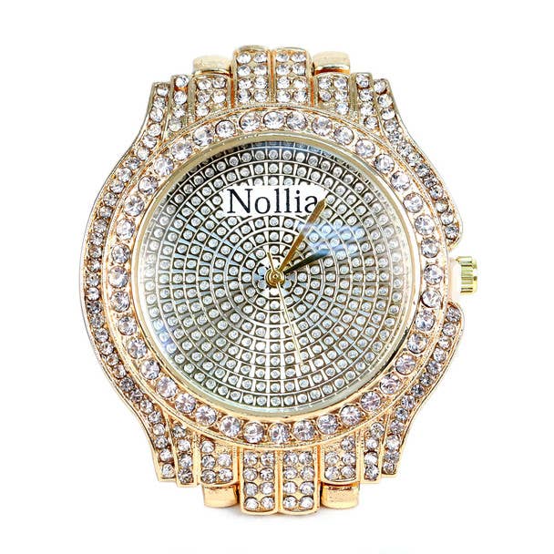 Selini New York - Vente Montre – femme - Montre Dressy dorée pour femme 39 mm1