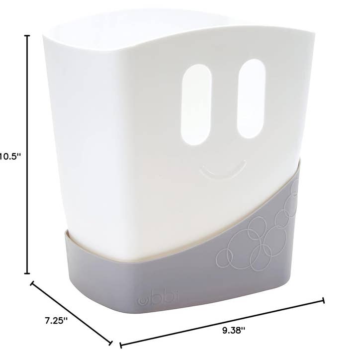 Ubbi - Wholesale Bath Toy - Baby - Gray Bath Toy Drying Bin