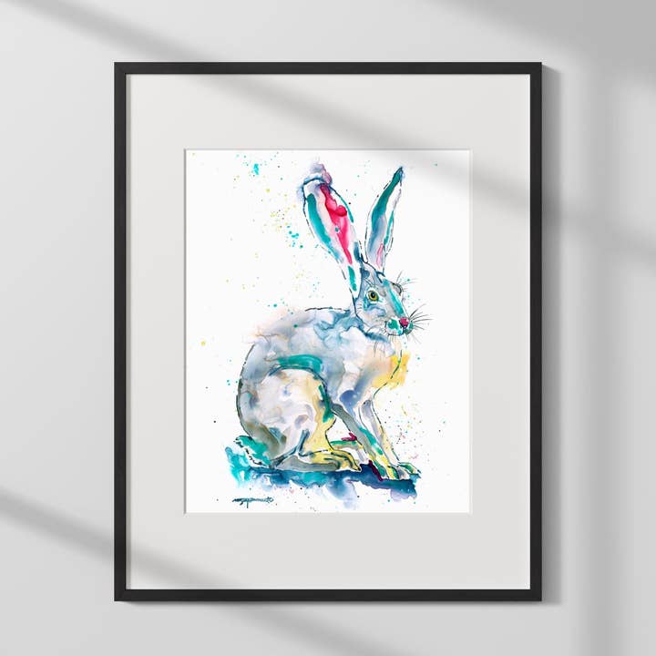 Imprimer - Electric Hare No 1 pour la vente par nguyen musto artworks