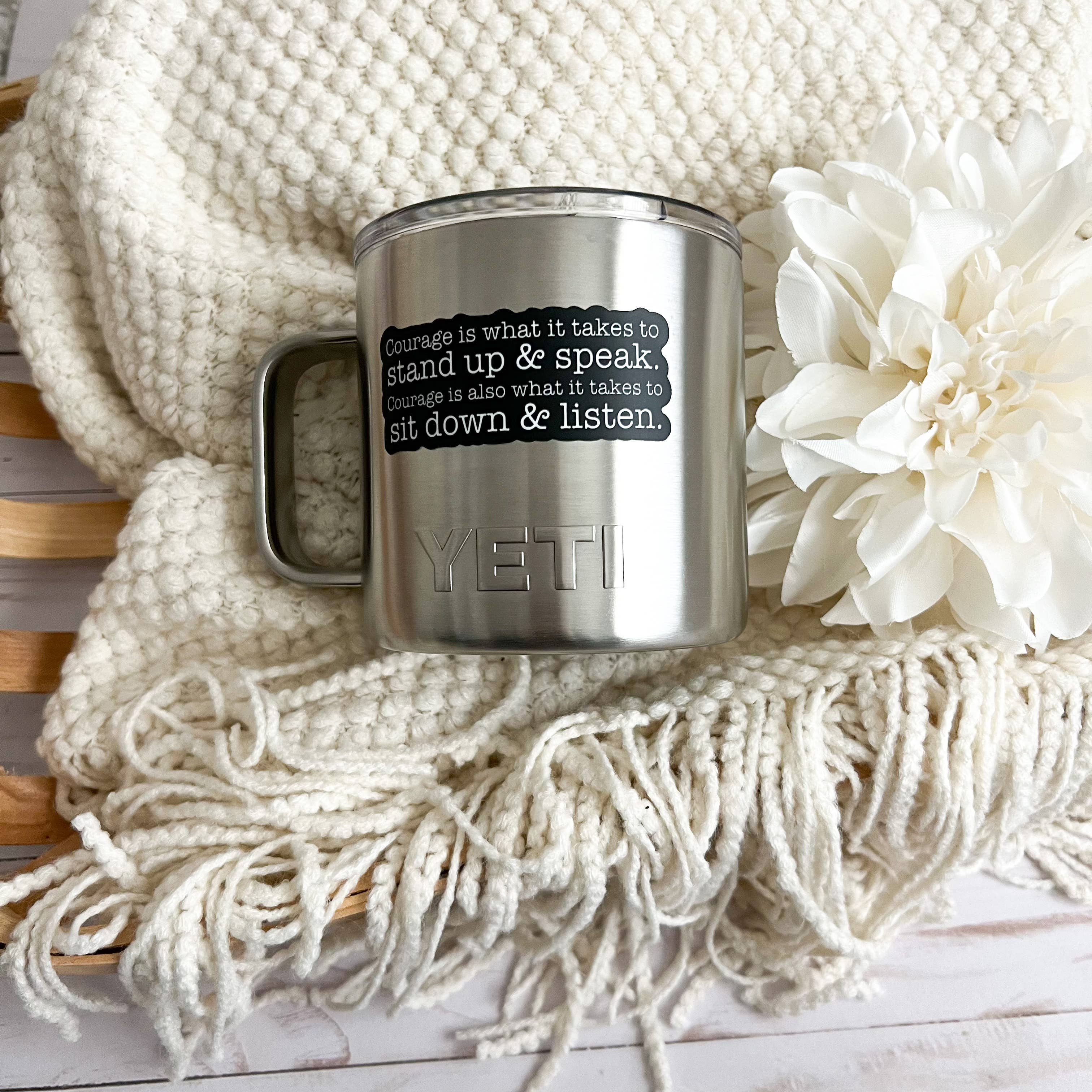 swaygirls - Vendita all'ingrosso Adesivo - Adesivo Courage | Citazione di Winston Churchill2