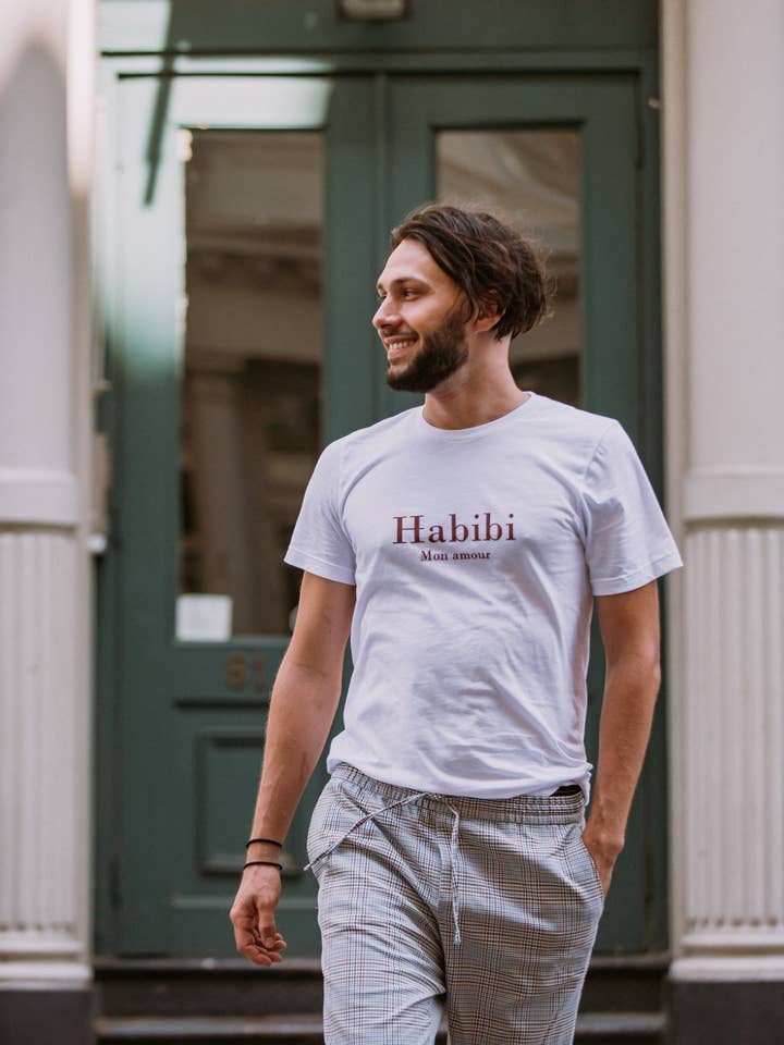 T-shirt Habibi pour homme pour la vente par French-York