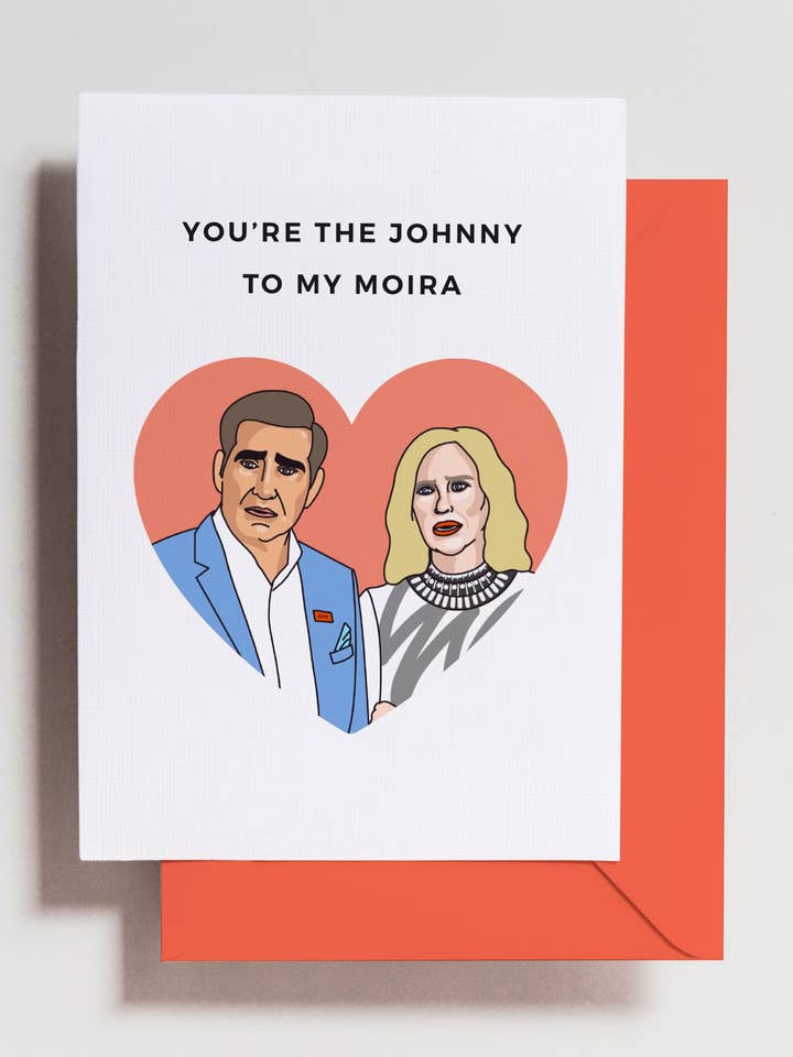 Moira + Johnny Valentinstagskarte für den Großhandel von Haven Print Co.