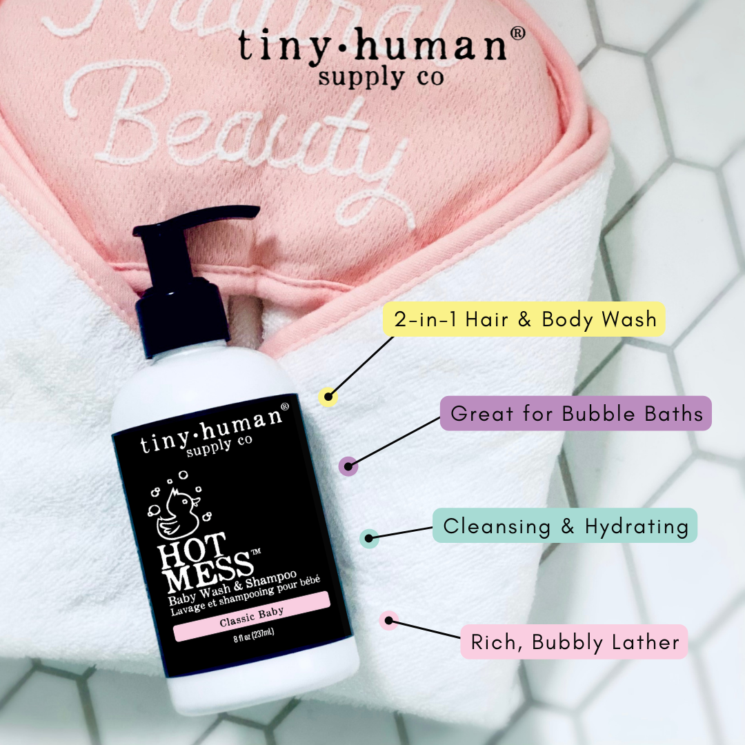 Tiny Human Supply Co. - Wholesale 2-in-1 Shampoo & Body Wash - Baby - Hot Mess™  Shampoo and Baby Wash 8oz4