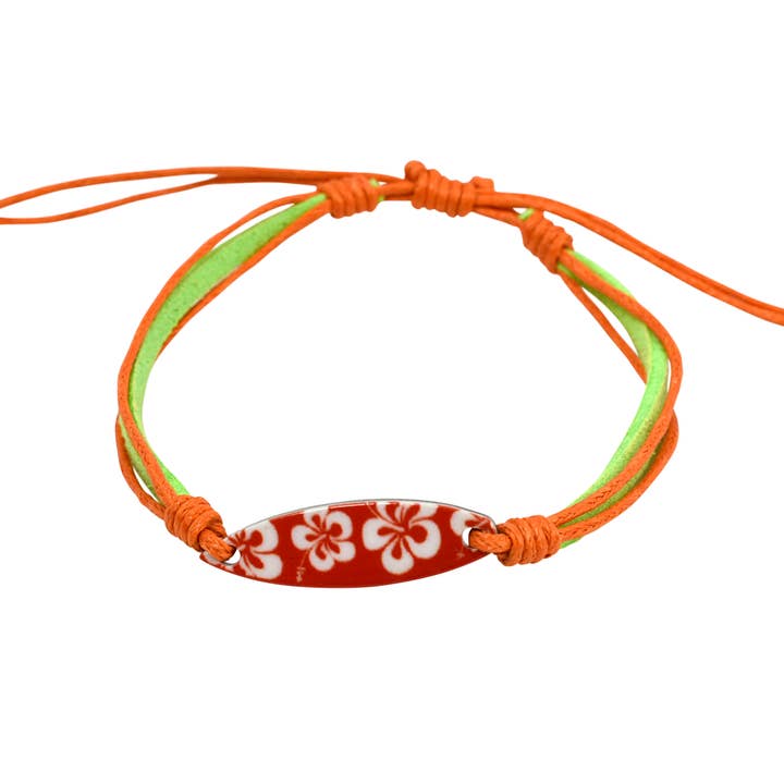 Kid's Jewelry Adjustable Bracelet - Surfboard for wholesale by Snazzy Girls