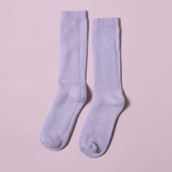 Meia Crew Bamboo - Lilás por atacado de Muttonhead