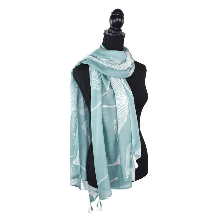 Dupatta Designs - Wholesale Scarf - Women's - Ginko Floral Scarf2