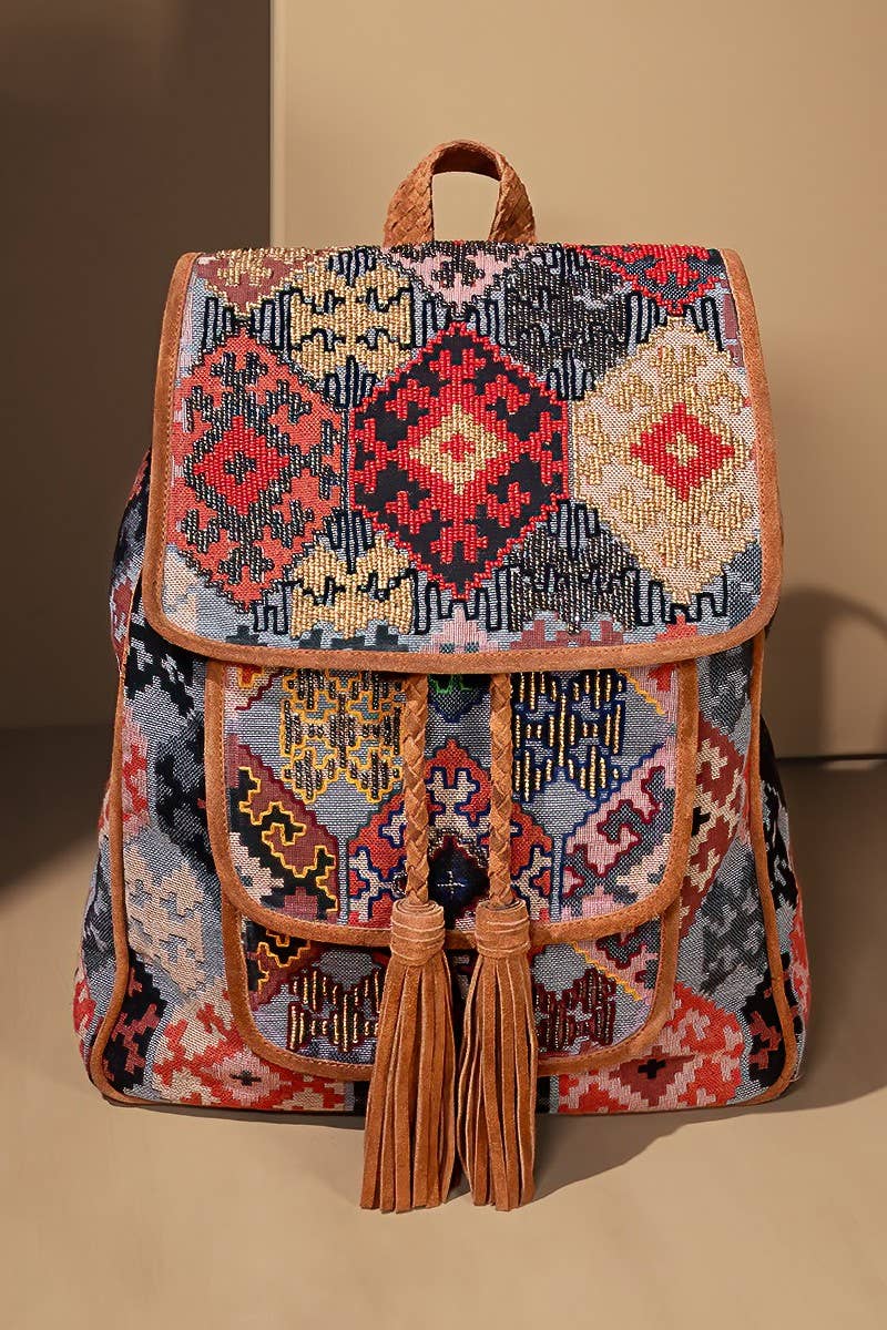 Bordeaux Handmade Backpack for wholesale on Faire6