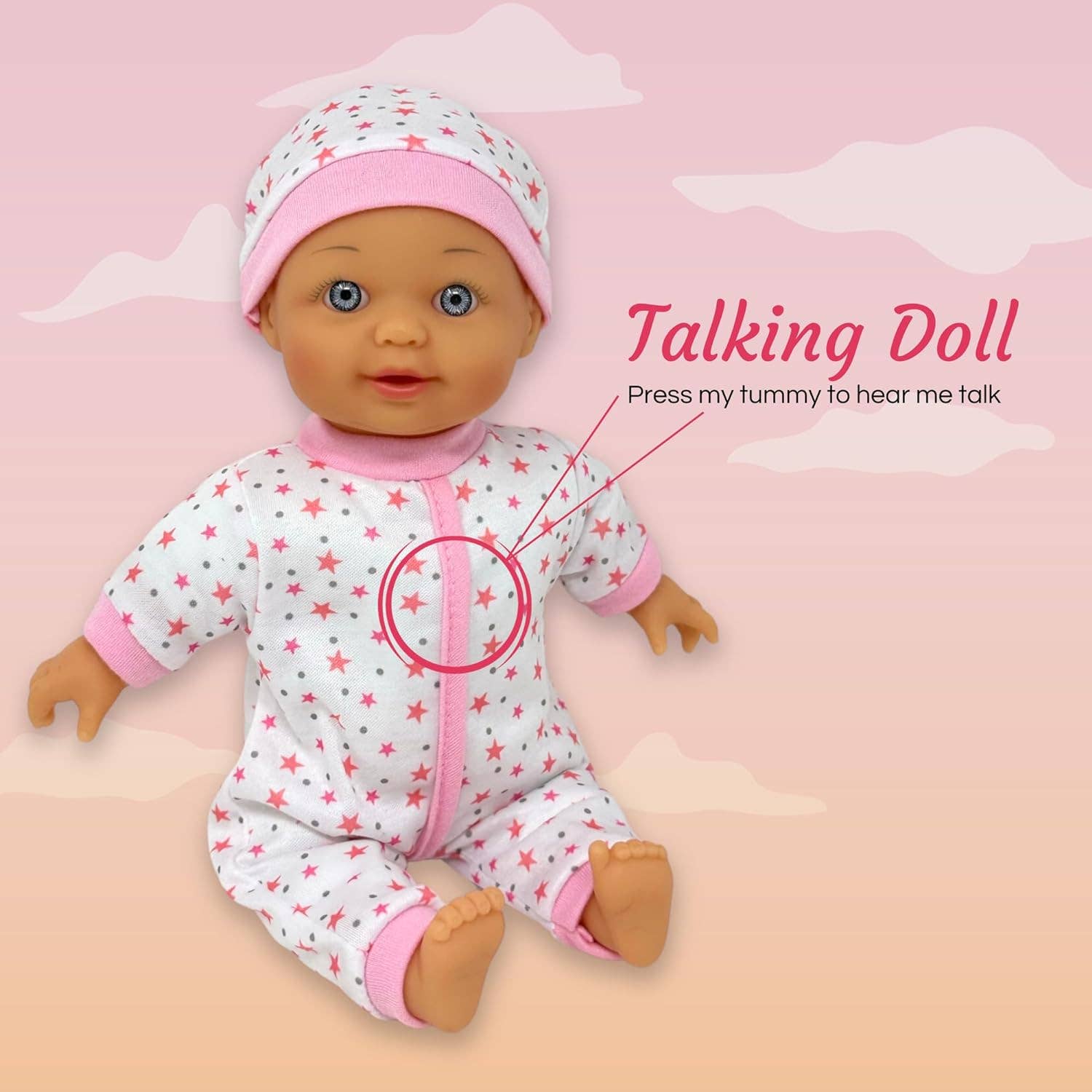 The New York Doll Collection - Wholesale Doll - Kids - 12" Soft Body Talk, Cry & Sing Interactive Baby Doll-Unicorn2