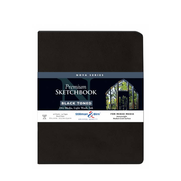 Exaclair - Wholesale Sketchbook/Sketchpad - Stillman & Birn Mixed Media Art Journal - BLACK NOVA SERIES5