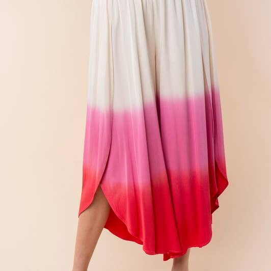 P40530 High Waisted Ombre Woven Pant for wholesale by White Birch