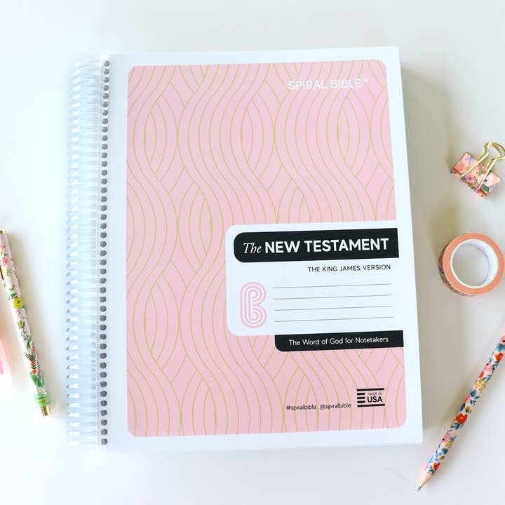 Spiral Bible - Wholesale Book - Adult - Spiral Bibleâ„¢ - KJV New Testament - Pink