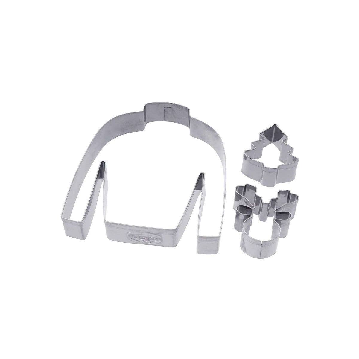 Dr. Oetker – wholesale Kakskärare – Dr. Oetker Set med 3 pepparkaksformar för jultröjor13